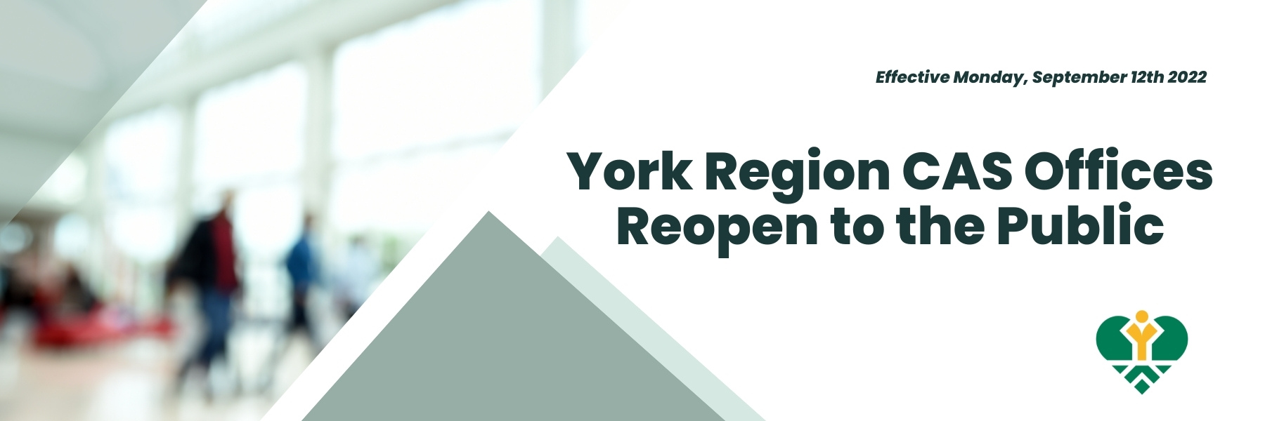 York Region CAS Offices Reopen to the Public YRCAS